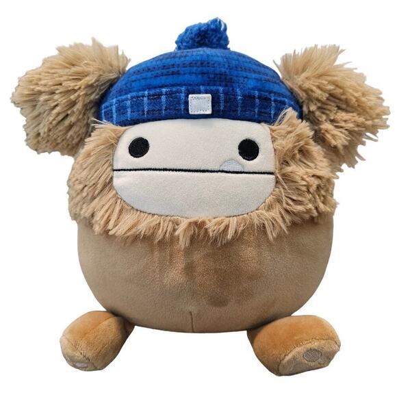 Squishmallows Benny Bigfoot Plush Squishy Soft Toy 9" Yeti Hat Stuffed Animal - Picture 1 of 8